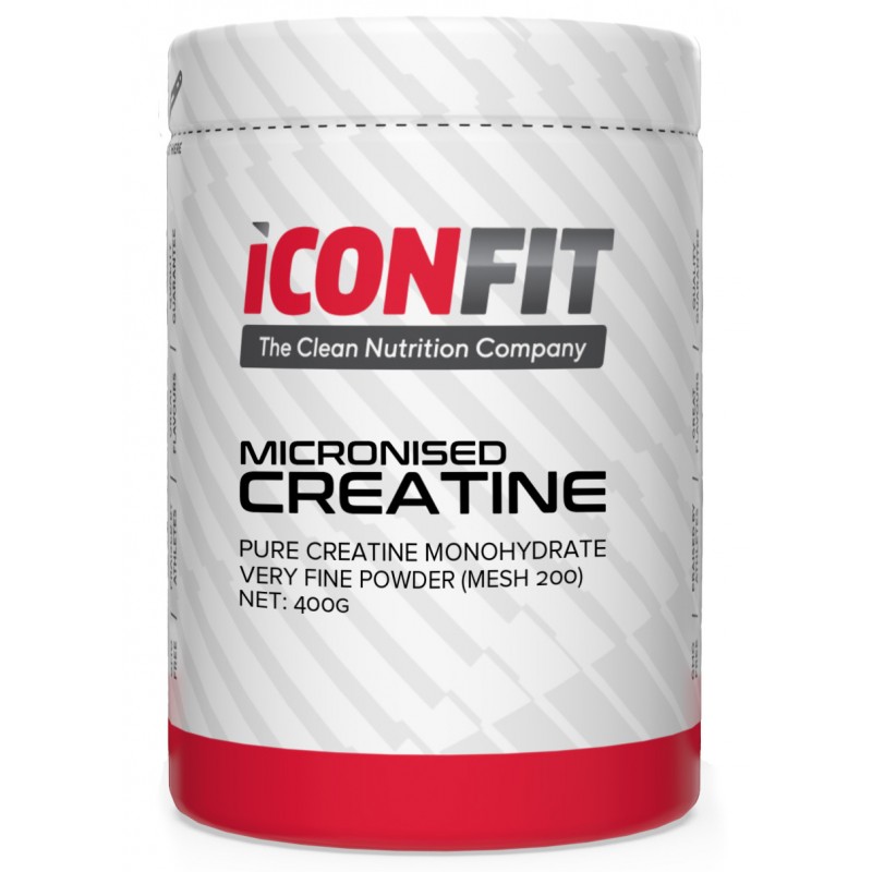 Iconfit Micronized Creatine 400 g (kreatiin monohüdraat)